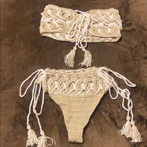 Crochet swimsuit Small